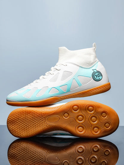 2026 New Professional Indoor Flat Bottomed Football Shoes Teenagers Durable Comfortable Training Shoes Adult Non Slip Soccer Sho