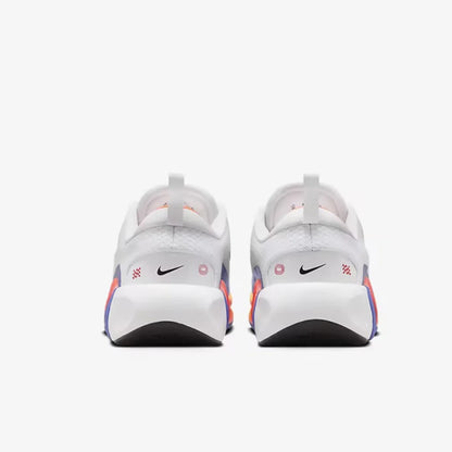 Nike's New Model of Rebounding Cushioning Foam Sole Lightweight Comfortable Training Running Shoes for Women, Infinity Flow, Durable with Strong Support, Minimalist Style Outdoor Sports Running Shoes, Clean White with Eye-Cat