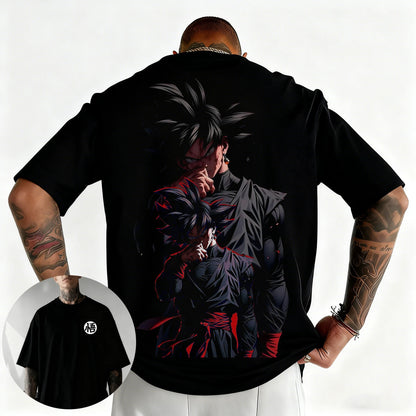 Dragon Ball japán anime-mintás férfi póló, Majin Buu, fiúknak és gyerekeknek, Harajuku, rövid ujjú, Goku póló, nyári ruházat