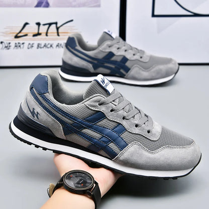 Chaussures de marche Double Star, chaussures de sport respirantes en mesh, chaussures tendance polyvalentes pour hommes