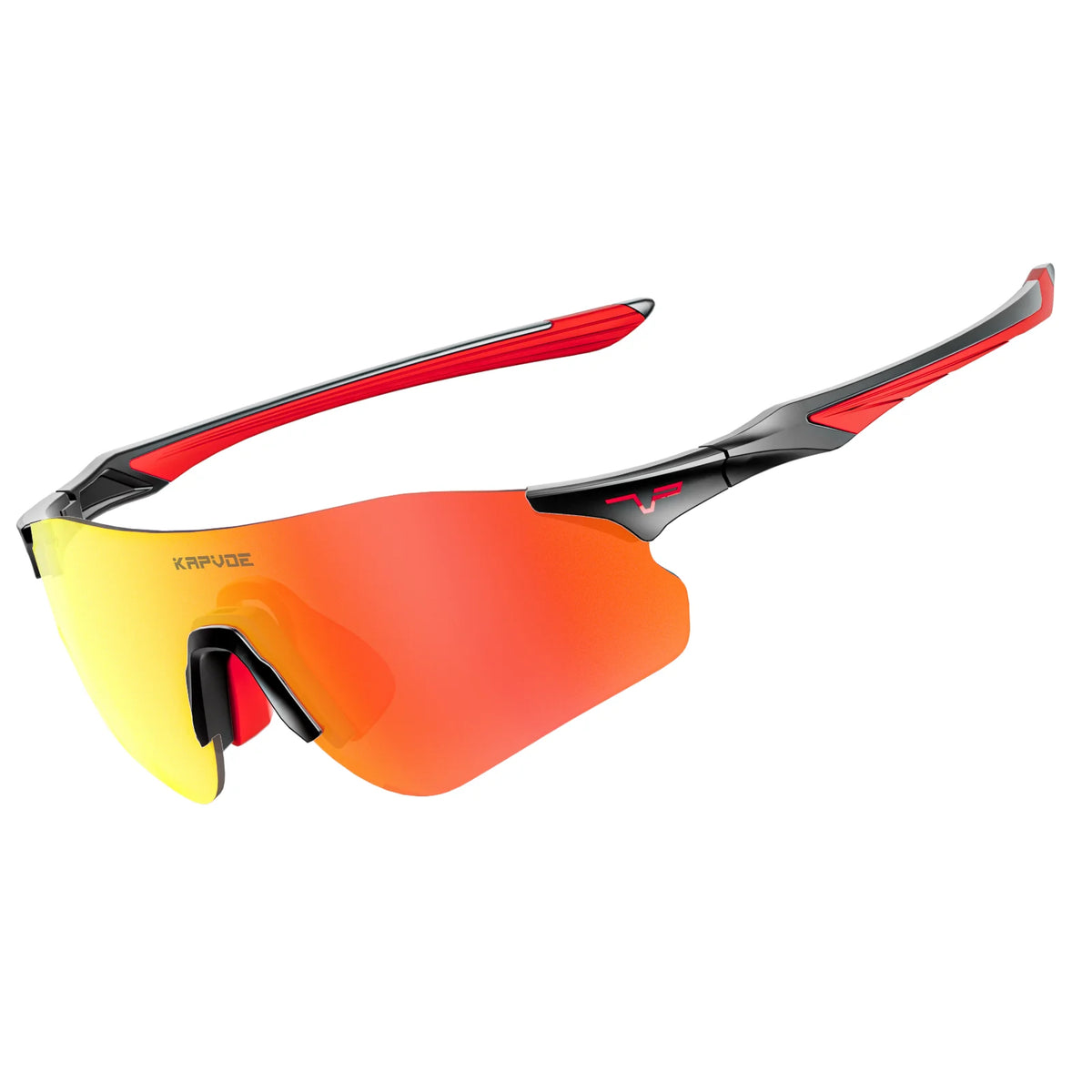 Kapvoe Neue Outdoor-Lauf- und Fahrradbrille, photochrome Sonnenbrille für Damen und Herren, Sportbrille für Marathon und Radfahren, UV400-Schutzbrille