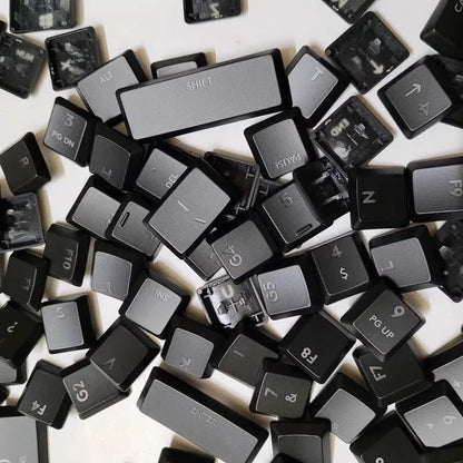 G915 913 TKL G815 G813 Textured Anti Slip Transparent Backlit Keycap, Suitable for Logitech Mechanical Keyboard