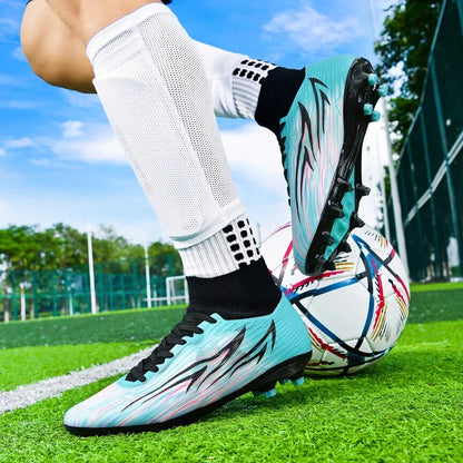 Nouvelles chaussures de football pour hommes, chaussures de football professionnelles ultralégères, chaussures d'entraînement sur gazon, baskets de match, sport de plein air, antidérapantes, unisexes