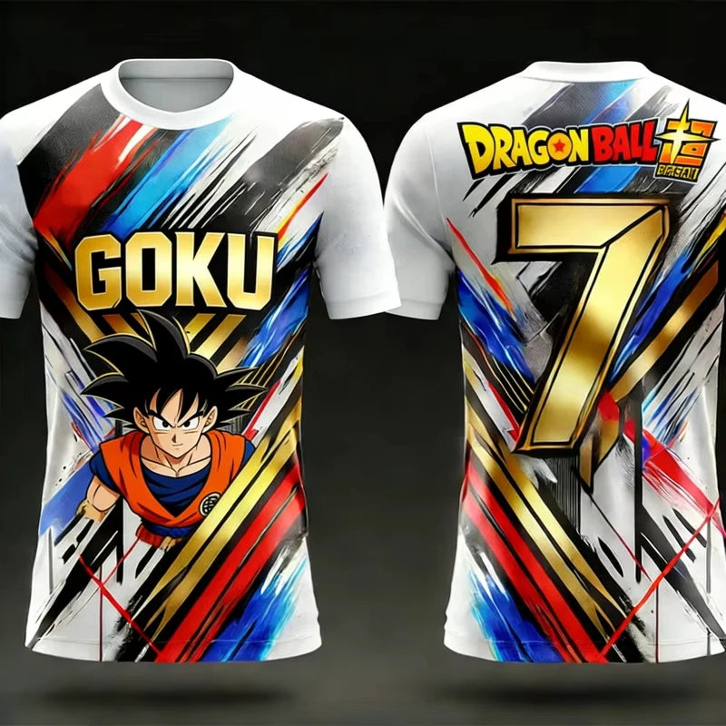 Dragon Ball Z Goku Pánske tričká s motívom anime Detské oblečenie Tričká s krátkym rukávom Základné kúsky Módne novinky Nový štýl Harajuku Y2k