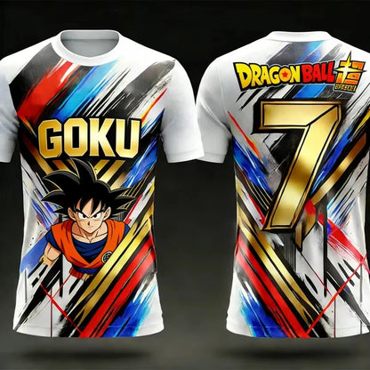 Dragon Ball Z Goku Pánske tričká s motívom anime Detské oblečenie Tričká s krátkym rukávom Základné kúsky Módne novinky Nový štýl Harajuku Y2k