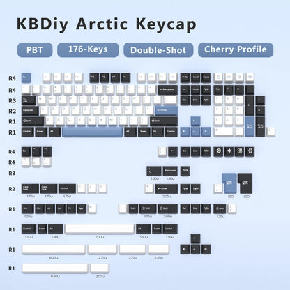 KBDiy GMK Illusion Set di tasti profilo Cherry Double Shot PBT ISO per tastiera meccanica gamer Kit Gaming stile rétro