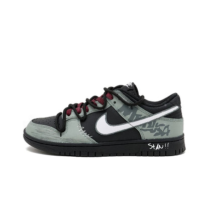 Custom Sneakers Nike Dunk Night Walker SAML Retro Urban Casual Low Top Shock Absorbing Breathable Wear Resistant For Men