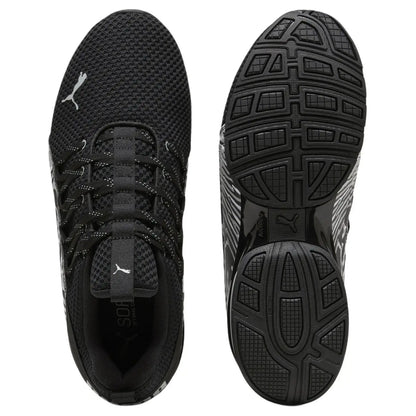 Chaussures de course basses Puma Axelion Bio, confortables, antidérapantes, résistantes à l'usure, noires 311000-02