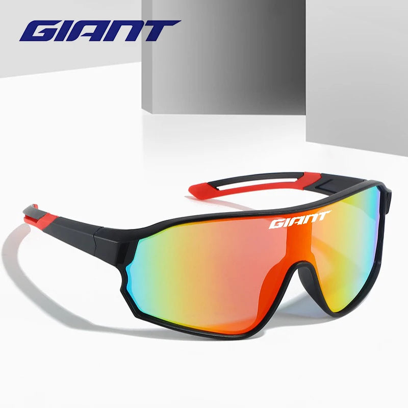Okulary rowerowe GIANT dla mężczyzn i kobiet, UV400, z soczewkami HD REVO zapobiegającymi parowaniu, certyfikowane zgodnie z normami CE/ANSI, w stylu Cateye, do rowerów MTB i szosowych