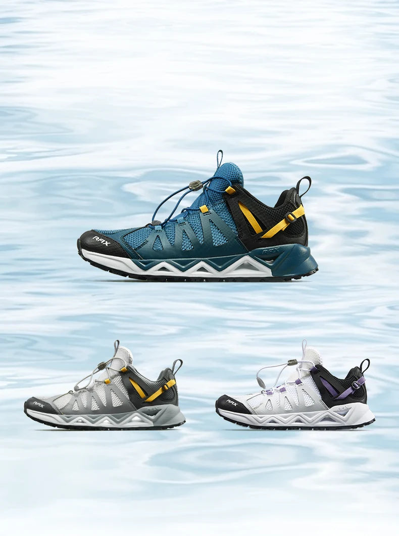 RAX Novos Sapatos de Caminhada de Verão para Homem e Mulher, Respiráveis, para Caminhada em Riachos, Trekking, Aqua Shoes, Pesca Outdoor, Campismo e Sneaker para Homem
