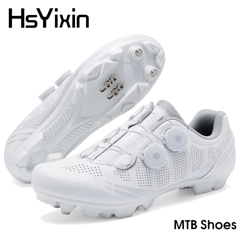 MTB cycling shoes breathable men and women off-road mountain bike cycling shoes self-locking speed mountain bike pedal shoes