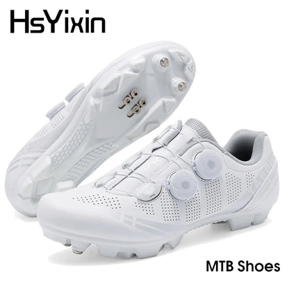 MTB cycling shoes breathable men and women off-road mountain bike cycling shoes self-locking speed mountain bike pedal shoes
