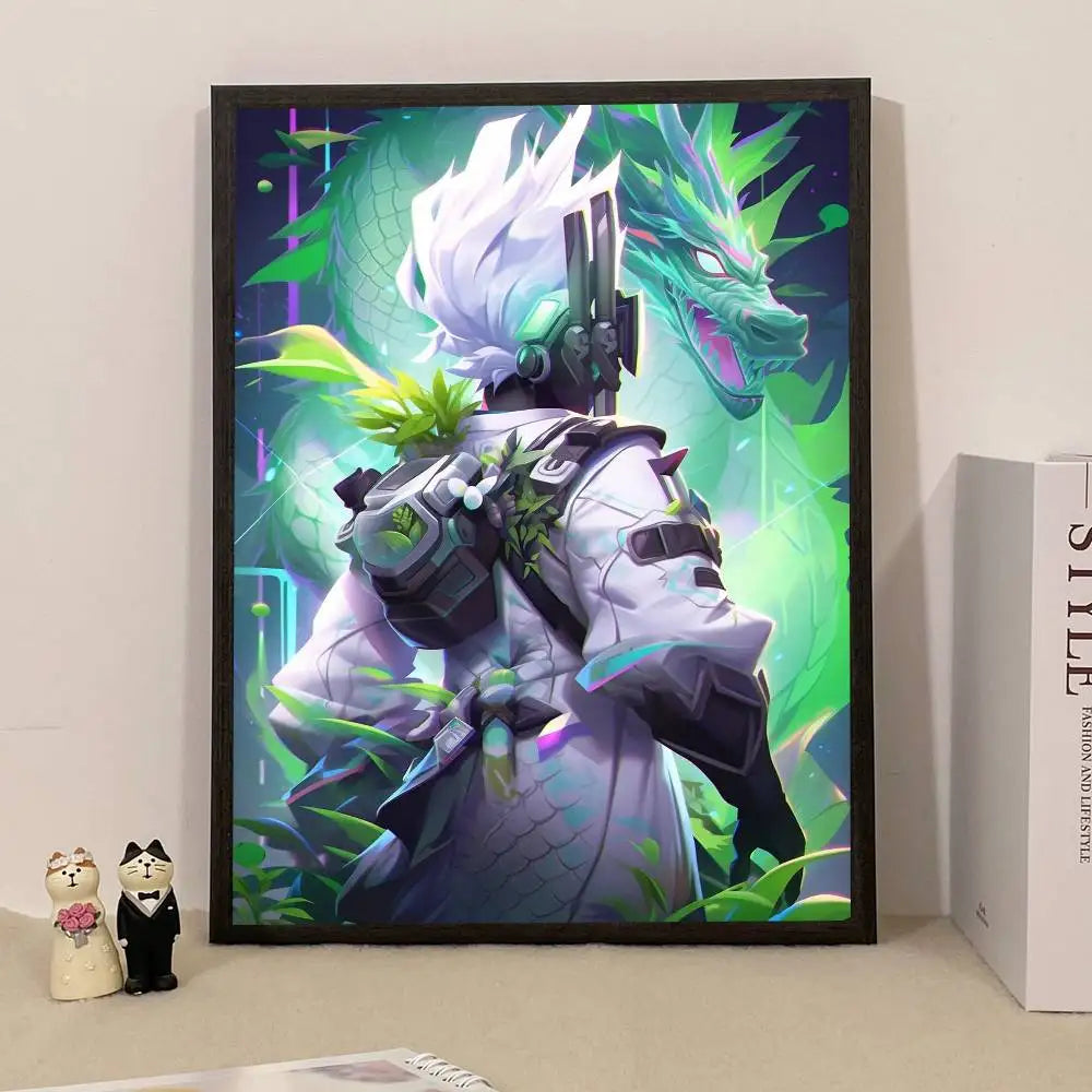 Game F-Fortnite Poster Surprise Home Decoration Picture Wall Art for Study Living Room Decor