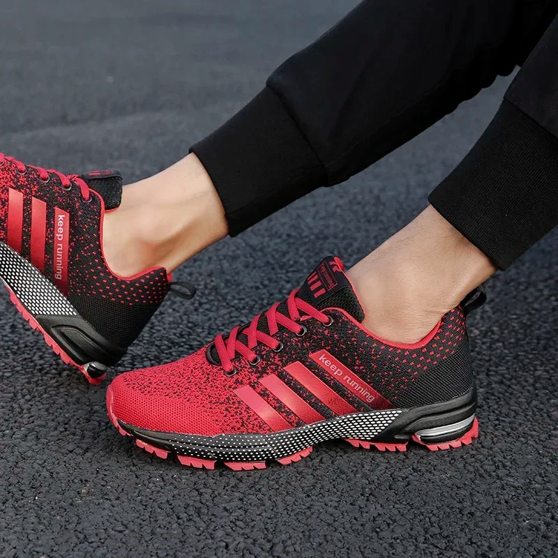 Men's and Women's Flats Fashion Casual Sneakers Couple Walking Shoes Plus Size 36-48 Breathable Fitness Running Shoes Men Shoes