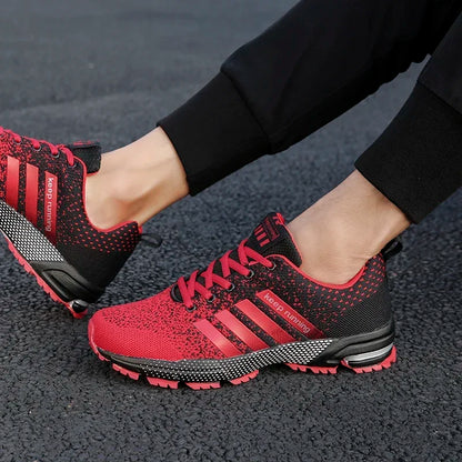 Men's and Women's Flats Fashion Casual Sneakers Couple Walking Shoes Plus Size 36-48 Breathable Fitness Running Shoes Men Shoes
