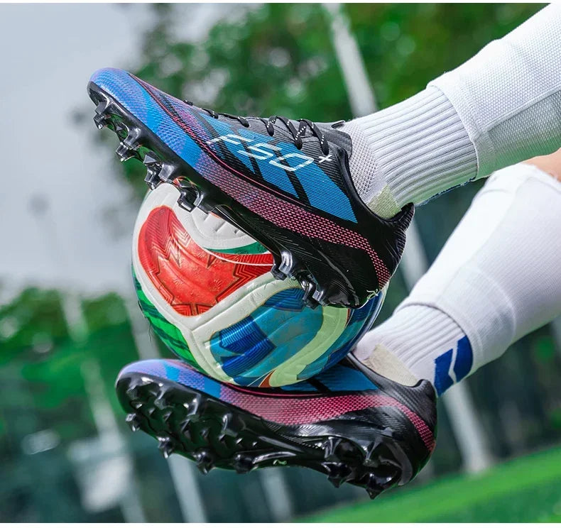 Nouvelles chaussures de football pour hommes, chaussures de sport d'extérieur, chaussures de match professionnelles, baskets antidérapantes, chaussures de football d'entraînement, chaussures ultralégères unisexes