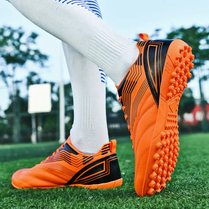 Crampons de Football unisexes pour jeunes, chaussures de Football légères TF pour les matchs d'entraînement, poignée améliorée, confort, conception Durable