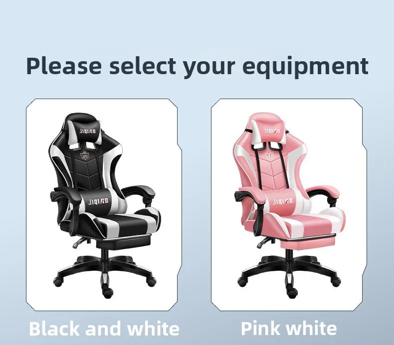 Sedia da gaming comoda ed ergonomica per uso sedentario, reclinabile, con massaggio e rotazione