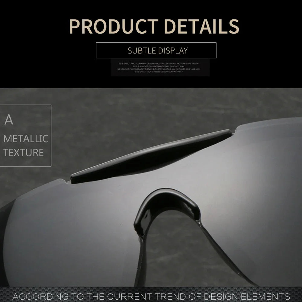 Sports Men Sunglasses Road Cycling Glasses Mountain Riding Protection Goggles Eyewear Mtb Bike Fishing Camping Outdoor Glasses