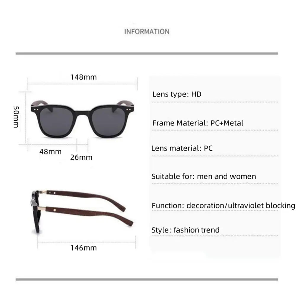 KLASSNUM Men Vintage Wooden Frame Sunglasses Classic Brand Sun Glasses Coating Lens Men Polarized UV Protection Driving Eyewear