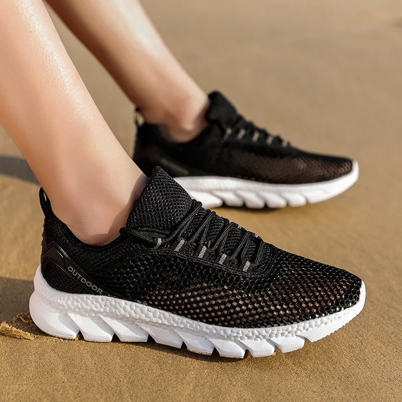Men Women Quick-Dry Wading Shoes Water Shoes Breathable AquaIn Upstream Antiskid Outdoor Sports Wearproof Beach Sneakers 39-46