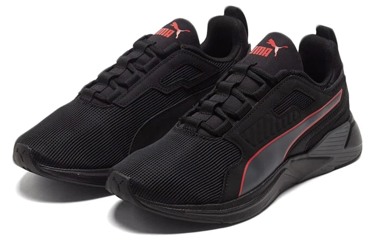 Chaussures de sport décontractées Puma Disperse Xt, en tissu synthétique et en maille, confortables, souples, à tige basse, style lifestyle, noir, gris, rouge, 193728-12