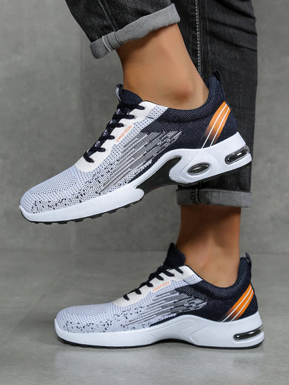 Men's shoes Autumn Men's casual shoes: Fashionable versatile breathable mesh casual sports shoes Affordable Free shipping