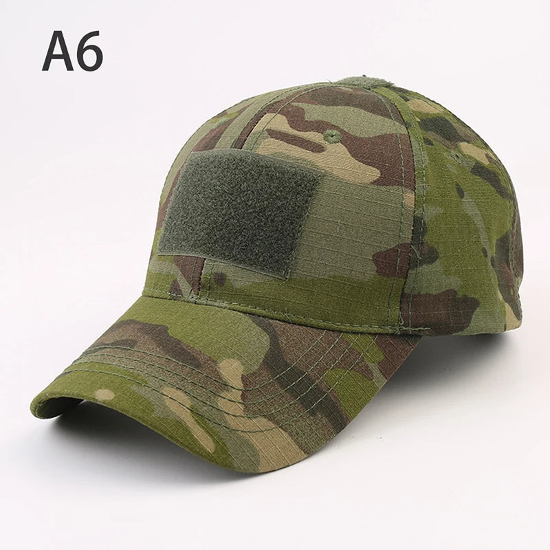 Fashion Baseball Caps for Men Women Camouflage Soldier Combat Paintball Adjustable Summer Hiking Fishing Snapback Sun Hat Unisex