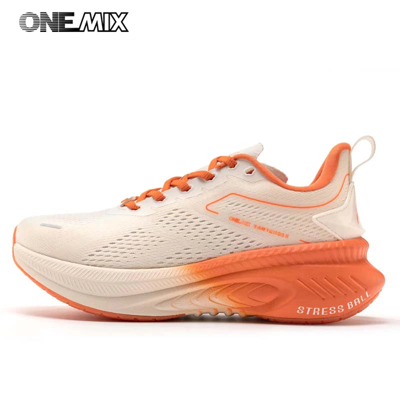ONEMIX Nuevo estilo Otoño Invierno Zapatillas de running para hombre Outdoor Jogging Amortiguadas Transpirables Ligeras Elásticas Deportivas