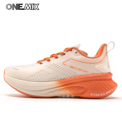 ONEMIX Nuevo estilo Otoño Invierno Zapatillas de running para hombre Outdoor Jogging Amortiguadas Transpirables Ligeras Elásticas Deportivas