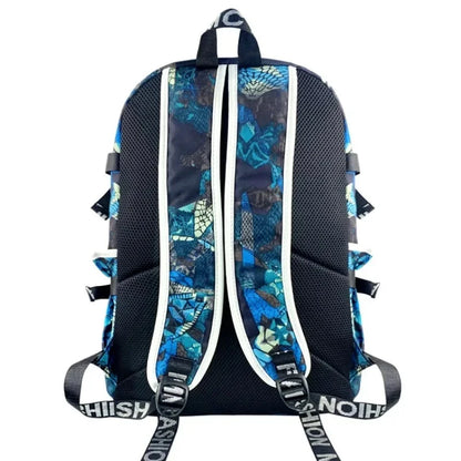 Mochila escolar Fortnite con estampado del juego para estudiantes, niños y niñas, gran capacidad, impermeable, ligera y resistente, regalo de cumpleaños