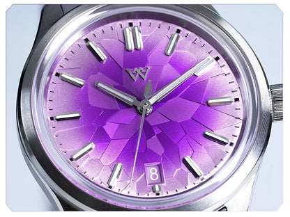 WM Watch Automatic Mechanical Watch NH35 Glacier Series 100M Waterproof AR Coated Sapphire Welly Merck Watches For Man WM226
