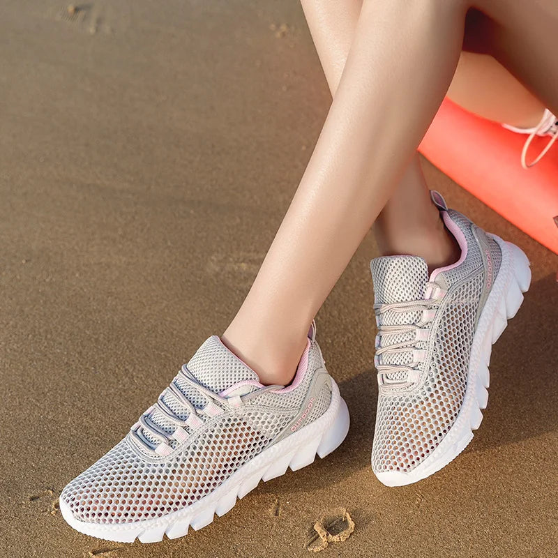 Men Women Quick-Dry Wading Shoes Water Shoes Breathable AquaIn Upstream Antiskid Outdoor Sports Wearproof Beach Sneakers 39-46