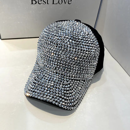CNTANG Summer Women's Baseball Cap Spring Autumn Rhinestone Caps Fashion Personality Street Hiphop Hats For Female Snapback