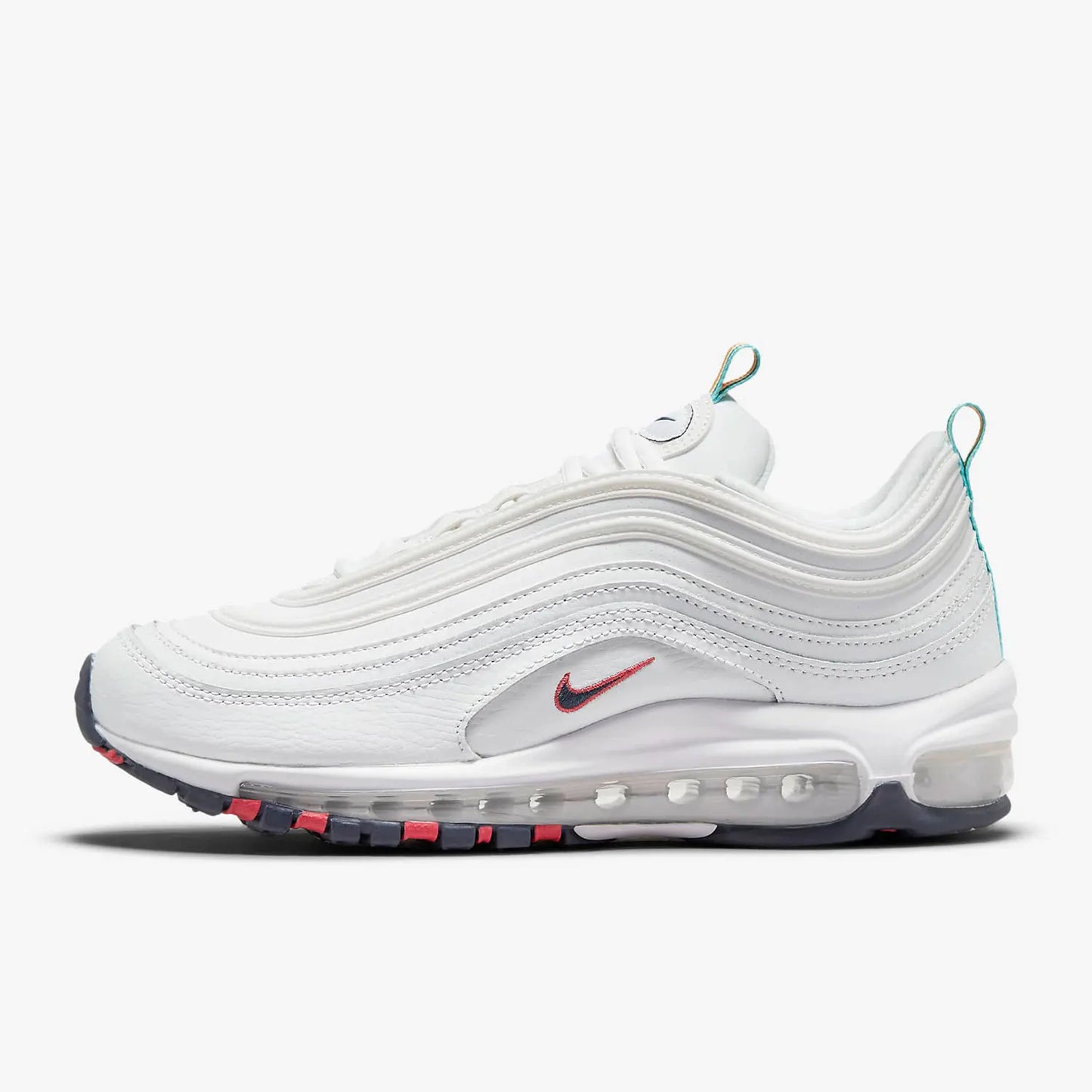 Zapatillas de running Nike AIR MAX 97 auténticas para mujer, cómodas y amortiguadas DH1592-100