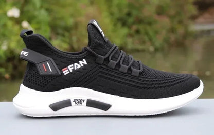 Chaussures d'été en maille respirante pour hommes, chaussures de papa, chaussures de sport et de loisirs pour hommes, chaussures blanches tissées antidérapantes et Anti-odeur pour hommes