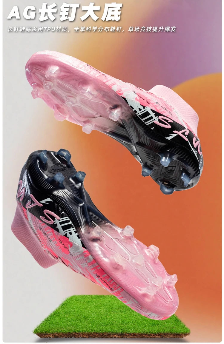 Professional Football Boots Men Soccer Shoes Society Football Cleats FG Ultralight Training Soccer Sneakers Outdoor Sports Shoe