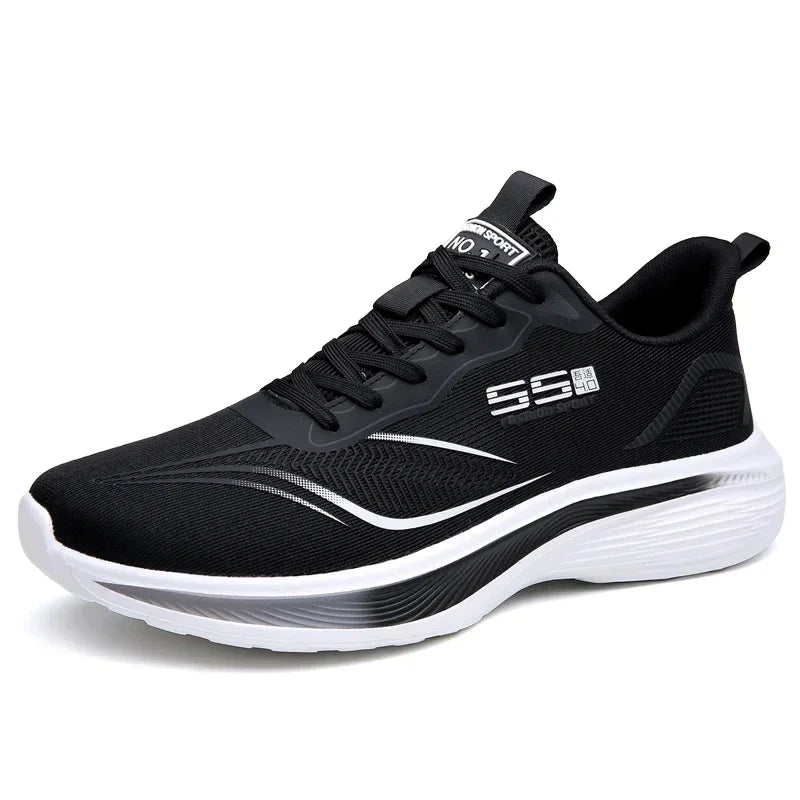 Zapatillas de maratón con suela de carbono para hombre, zapatillas deportivas informales, con amortiguación de aire, lujosas, cómodas, ligeras, para correr, calzado masculino