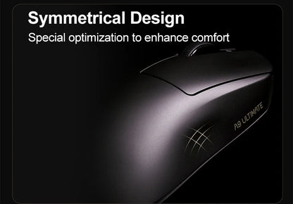 ATK Dragonfly A9 Ultimate trådløs gamingmus A9 Air PAW3950 ultralet ergonomisk e-sportsmus til gamere FPS CSGO A9 Ultra