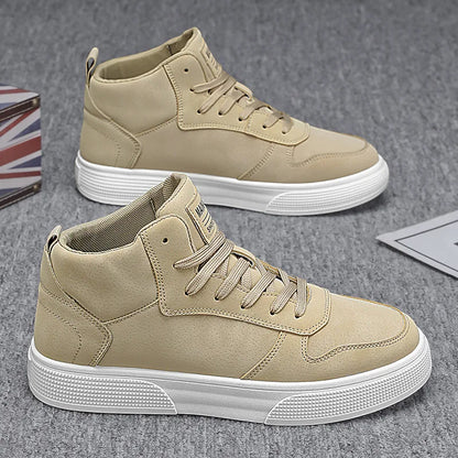 Men's Skateboarding Shoes 48 High Top Casual Sneakers Breathable Street Shoes Flats Shoes Lace Up Walking Shoes Men's Shoes
