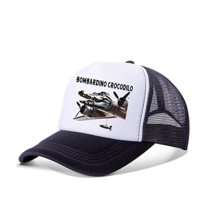Italian Brainrot Baseball Caps Funny Anime Printed Tung Tungtung Sahur Sunny Hats Summer Adjustable Famliy Headdress Cap Gifts