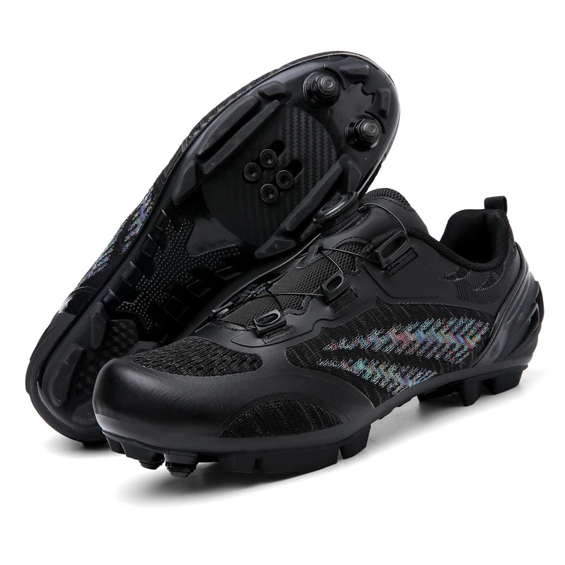 Mtb Cycling Shoes Men Women T03 Purple Breathable Speed Self-Locking Road Cycling Sports Shoes Outdoor Racing Training Sneakers