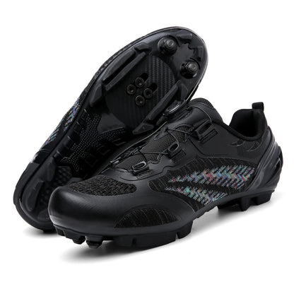 Mtb Cycling Shoes Men Women T03 Purple Breathable Speed Self-Locking Road Cycling Sports Shoes Outdoor Racing Training Sneakers