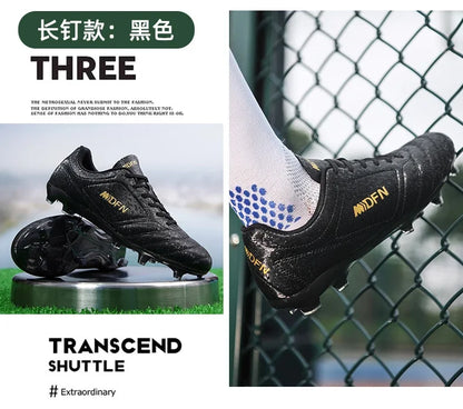 New Men Football Boots Match Professional Sneakers Non-slip Soccer Shoes Outdoor Drop Shipping Unisex Training Sport Futsal
