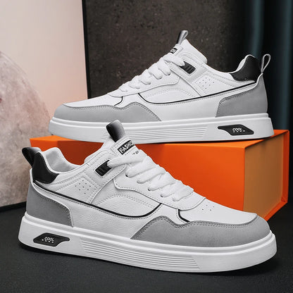Męskie niskie buty sportowe na co dzień – modne trampki do koszykówki w stylu ulicznym, buty do skateboardingu dla nastolatków