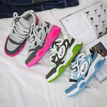 Baskets basses à lacets confortables pour hommes, chaussures à plateforme rehaussées, chaussures de skateboard décontractées, baskets d'extérieur, nouveau, 2023