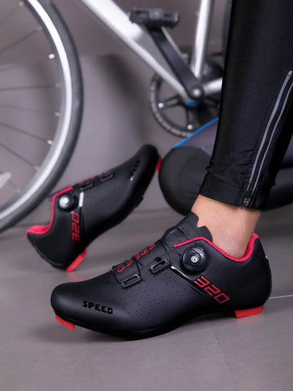 Men Cycling Shoes Road Cycling Sports Shoes Women MTB Racing Competition Self-Locking Cycling Shoes Spd Cleats Cycling Shoes