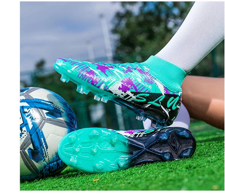 Professional Football Boots Men Soccer Shoes Society Football Cleats FG Ultralight Training Soccer Sneakers Outdoor Sports Shoe