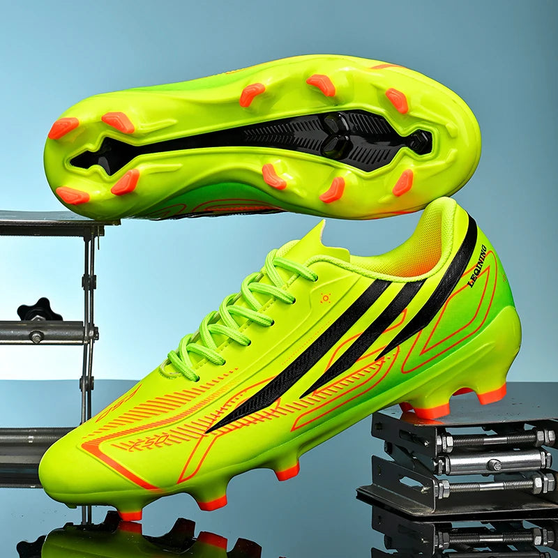 Chaussures de football professionnelles AG pour hommes, résistantes, décontractées, à crampons, antidérapantes, Fast Foo451·a