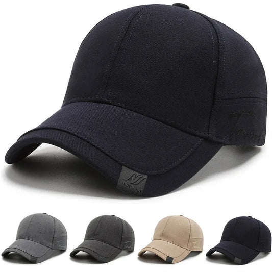 High Quality Solid Baseball Caps for Men Outdoor Cap Bone Gorras CasquetteHomme Trucker Hats Sunscreen Cap
